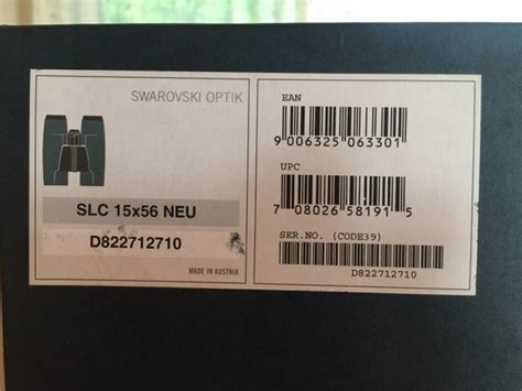 swarovski 145801 serial number.